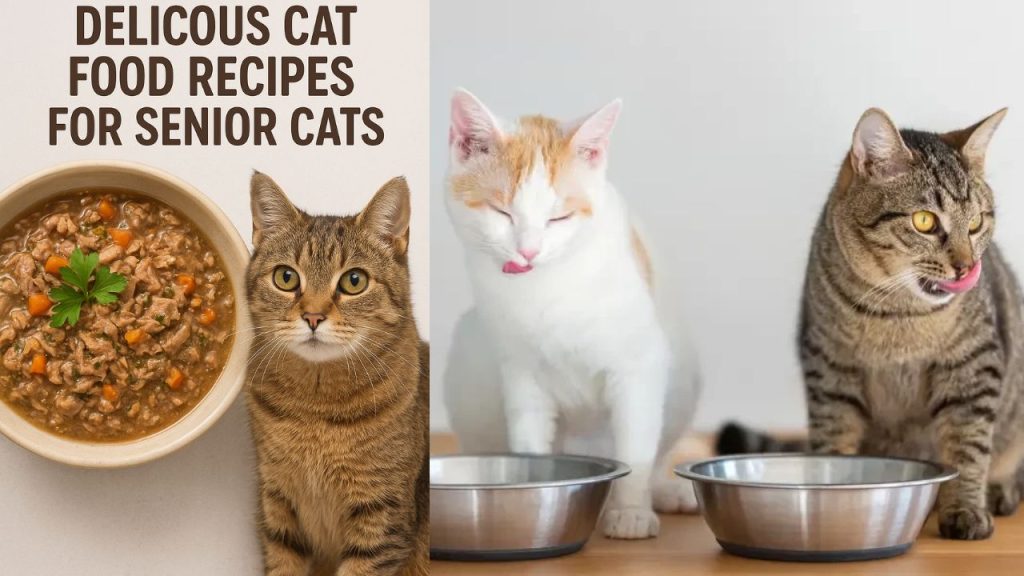 Delicious cat food recipes for senior cats with chicken bak